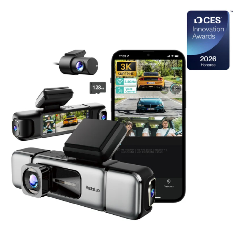 G980H 4-Camera Dash Cam (EU) + CPL Filter & Type-C Hardwire
