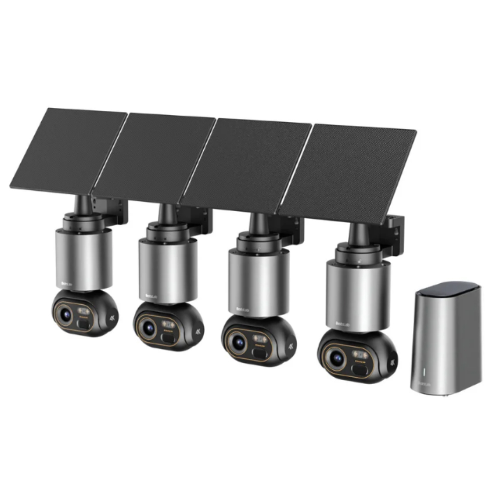 W510 4K AI Security Camera System | 4-Camera Kit